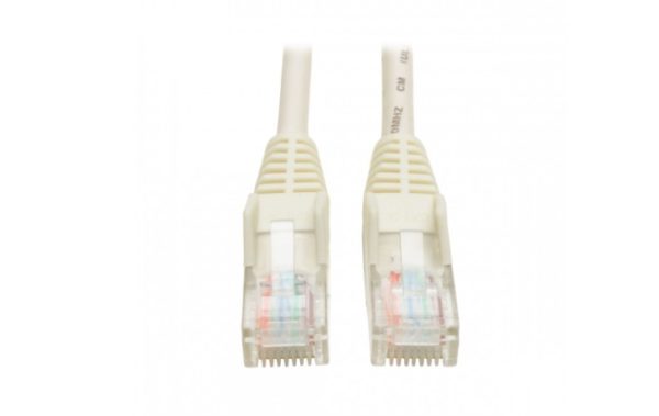 Tripp Lite Cable Patch Cat5e UTP Moldeado Sin Enganches RJ-45 Macho - RJ-45 Macho, 2.13 Metros, Blanco SNAGLESS RJ45 M/M BLANCO  2.13M .