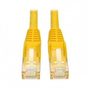 Tripp Lite Cable Patch Cat6 UTP Moldeado Sin Enganches RJ-45 Macho - RJ-45 Macho, 30cm, Amarillo SNAGLESS RJ45 M/M AMARILLO  30.5.M