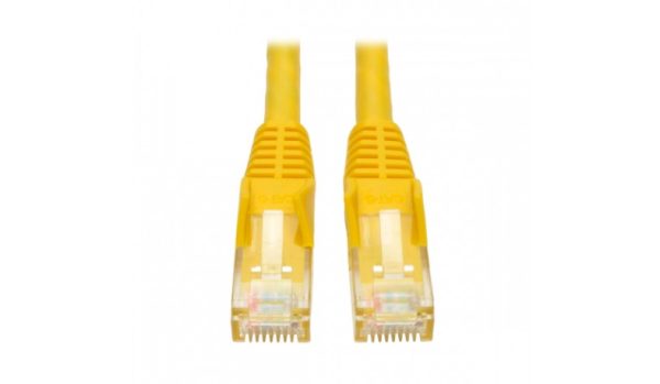 Tripp Lite Cable Patch Cat6 UTP Moldeado Sin Enganches RJ-45 Macho - RJ-45 Macho, 30cm, Amarillo SNAGLESS RJ45 M/M AMARILLO  30.5.M
