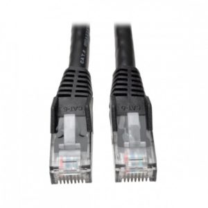 Tripp Lite Cable Patch Cat6 UTP Moldeado sin Enganches RJ-45 Macho - RJ-45 Macho, 7.6 Metros, Negro SNAGLESS RJ45 M/M NEGRO  7.62M  .