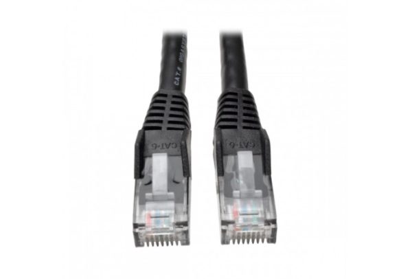 Tripp Lite Cable Patch Cat6 UTP Moldeado sin Enganches RJ-45 Macho - RJ-45 Macho, 7.6 Metros, Negro SNAGLESS RJ45 M/M NEGRO  7.62M  .