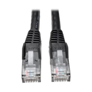 Tripp Lite Cable Patch Cat6 UTP Moldeado sin Enganches, RJ-45 Macho - RJ-45 Macho, 9.1 Metros, Negro .                               .