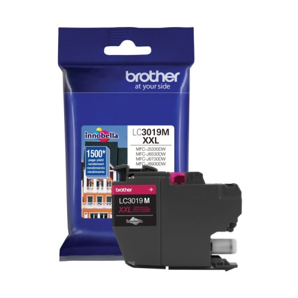 Brother Cartucho de Super Alto Rendimiento LC-3019M Magenta, 1500 Páginas MFCJ5330DW  MFCJ6530DW  MFCJ6930DW