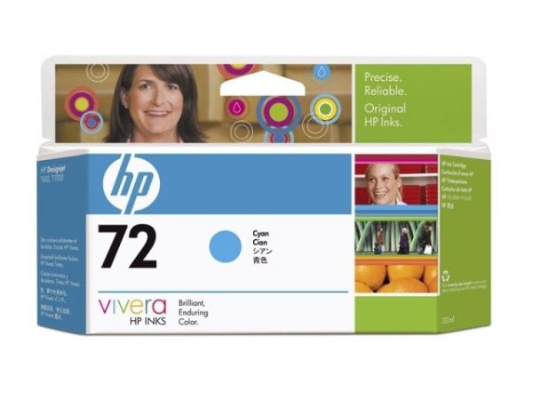 Cartucho HP 72 Cyan 130ml TINTA AMPLIO FORMATO C9371A