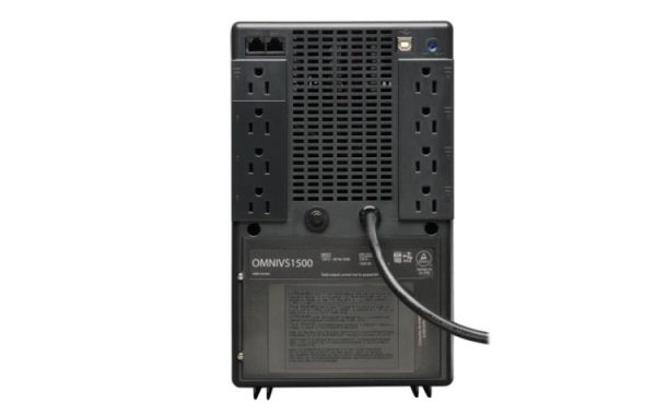 No Break Tripp Lite Omnivs1500, 940W, 1500VA, 8 Contactos CONTACTOS PUERTO US RJ45 LNNEA TEL/ - Image 3