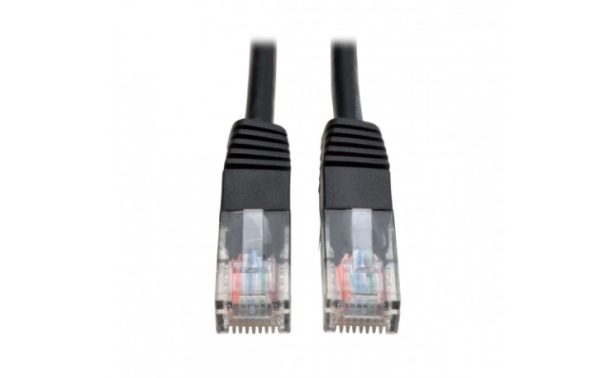 Tripp Lite Cable Patch Moldeado Cat5e UTP RJ-45 Macho - RJ-45, 6.10 Metros, Negro 350MHZ RJ45 M/M NEGRO  6.10M    .