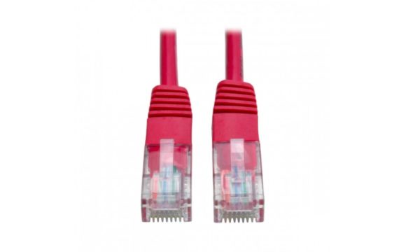 Tripp Litte Cable Patch Moldeado Cat5e UTP, RJ-45 Macho - RJ-45 Macho, 1.52 Metros, Rojo 350MHZ RJ45 M/M ROJO  1.52M     .