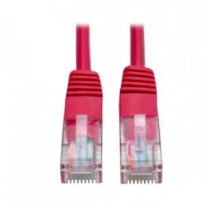 Tripp Lite Cable Patch Moldeado Cat5e UTP RJ-45 Macho - RJ-45 Macho, 3.05 Metros, Rojo 350MHZ RJ45 M/M ROJO  3.05M     .
