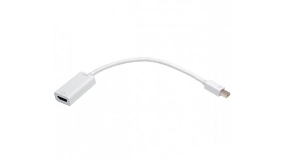 Tripp Lite Cable Adaptador Mini DisplayPort Macho - HDMI Hembra, 15cm, Blanco DISPLAYPORT A UHD HDMI PARA MAC/PC