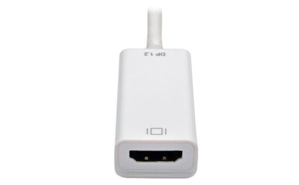 Tripp Lite Cable Adaptador Mini DisplayPort Macho - HDMI Hembra, 15cm, Blanco DISPLAYPORT A UHD HDMI PARA MAC/PC - Image 2