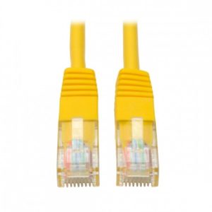 Tripp Lite Cable Patch Cat5e UTP Moldeado RJ-45 Macho - RJ-45 Macho, 3.05 Metros, Amarillo 350MHZ RJ45 M/M AMARILLO  3.05M .
