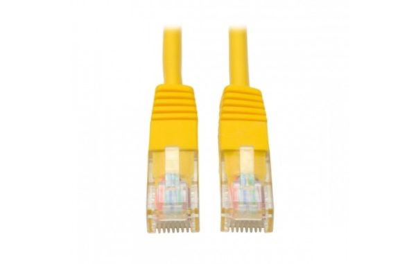 Tripp Lite Cable Patch Cat5e UTP Moldeado RJ-45 Macho - RJ-45 Macho, 3.05 Metros, Amarillo 350MHZ RJ45 M/M AMARILLO  3.05M .