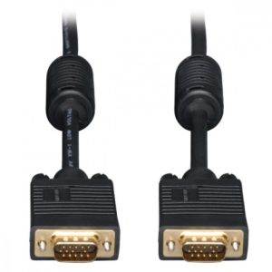Tripp Lite Cable VGA Coaxial para Monitor, VGA (D-Sub) Macho - VGA (D-Sub) Macho, 1.83 Metros, Negro ALTA RESOLUCION HD15 M/M  1.83M .