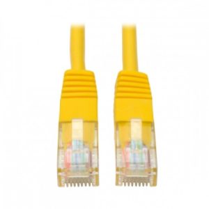 Tripp Lite Cable Patch Cat5e UTP Moldeado RJ-45 Macho - RJ-45 Macho, 91cm, Amarillo 350MHZ RJ45 M/M AMARILLO  0.91M .