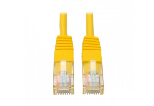 Tripp Lite Cable Patch Cat5e UTP Moldeado RJ-45 Macho - RJ-45 Macho, 91cm, Amarillo 350MHZ RJ45 M/M AMARILLO  0.91M .