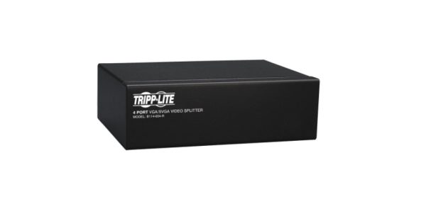 Tripp Lite Divisor de Video de 4 Puertos VGA de Alta Resolución 350MHz con Reforzador de Señal 350MHZ C/ REFORZADOR DE SENAL   .