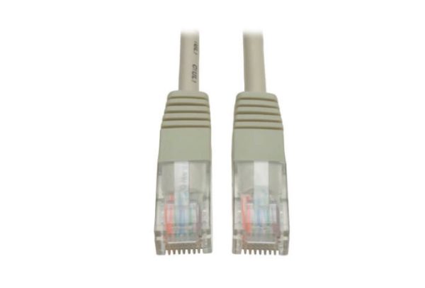 Tripp Lite Cable Patch Moldeado Cat5e UTP, RJ-45 Macho - RJ-45 Macho, 6.1 Metros, Gris 350MHZ RJ45 M/M GRIS  6.10M     .