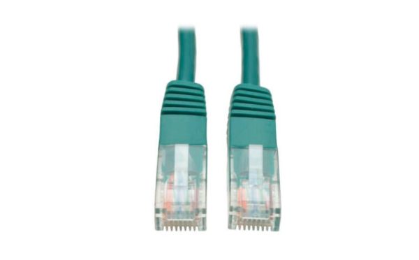 Tripp Lite Cable Patch Moldeado Cat5e RJ-45 Macho - RJ-45 Macho, 91cm, Verde 350MHZ RJ45 M/M VERDE  0.91M