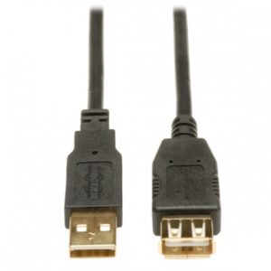 Tripp Lite Cable USB 2.0 A Macho - USB 2.0 A Hembra, 1.83 Metros, Negro DE ALTA VELOCIDAD A M/H  1.83M  .