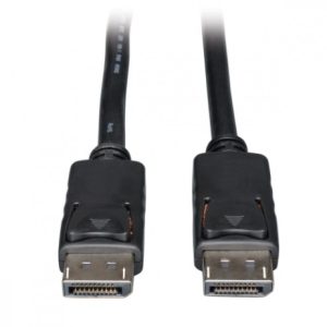 Tripp Lite Cable DisplayPort con Broches Macho - Macho, 90cm, Negro AUDIO VIDEO 4K X 2K UHD M/M  0.9.M