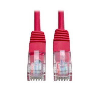 Tripp Lite Cable Patch Moldeado Cat5e UTP RJ-45 Macho - RJ-45 Macho, 7.62 Metros, Rojo 350MHZ RJ45 M/M ROJO  7.62M     .