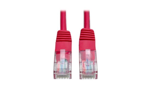 Tripp Lite Cable Patch Moldeado Cat5e UTP RJ-45 Macho - RJ-45 Macho, 7.62 Metros, Rojo 350MHZ RJ45 M/M ROJO  7.62M     .