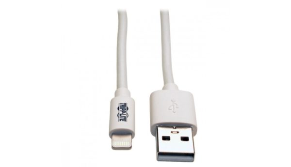 Tripp Lite Cable USB A Macho - Lightning Macho, 3.05 Metros, Blanco, para iPod/iPhone/iPad CONECTOR LIGHTNING BLANCO  3.05M.
