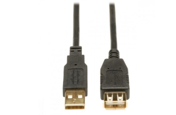 Tripp Lite Cable USB 2.0 A Macho - USB 2.0 A Hembra, 90cm, Negro DE ALTA VELOCIDAD A M/H  0.91M  .