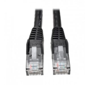 Tripp Lite Cable Patch Cat6 Moldeado sin Enganches, RJ-45 Macho - RJ-45 Macho, 60cm, Negro SNAGLESS RJ45 M/M NEGRO  0.61M