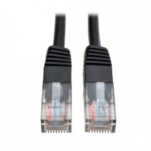 Tripp Lite Cable Patch Cat5e UTP Moldeado RJ-45 Macho - RJ-45 Macho, 1.22 Metros, Negro 350MHZ RJ45 M/M NEGRO  1.22M    .