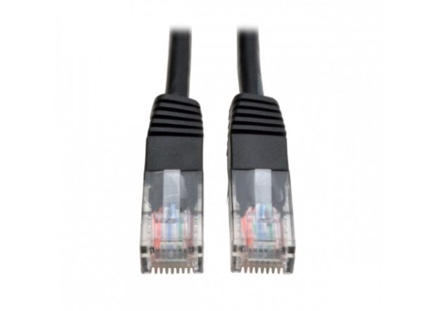 Tripp Lite Cable Patch Cat5e UTP Moldeado RJ-45 Macho - RJ-45 Macho, 1.22 Metros, Negro 350MHZ RJ45 M/M NEGRO  1.22M    .