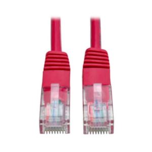 Tripp Lite Cable Patch Cat5e UTP Moldeado RJ-45 Macho - RJ-45 Macho, 4.27 Metros, Rojo 350MHZ RJ45 M/M ROJO  4.27M