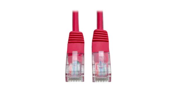 Tripp Lite Cable Patch Cat5e UTP Moldeado RJ-45 Macho - RJ-45 Macho, 4.27 Metros, Rojo 350MHZ RJ45 M/M ROJO  4.27M