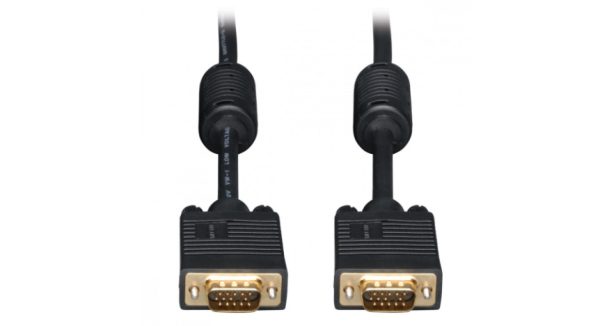 Tripp Lite Cable VGA Coaxial para Monitor, VGA (D-Sub) Macho - VGA (D-Sub) Macho, 9.14 Metros, Negro ALTA RESOLUCION HD15 M/M  9.14M .