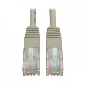 Tripp Lite Cable Patch Cat5e UTP Moldeado, RJ-45 Macho - RJ-45 Macho, 350MHz, 90cm, Gris 350MHZ RJ45 M/M GRIS  0.91M     .