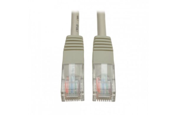 Tripp Lite Cable Patch Cat5e UTP Moldeado, RJ-45 Macho - RJ-45 Macho, 350MHz, 90cm, Gris 350MHZ RJ45 M/M GRIS  0.91M     .