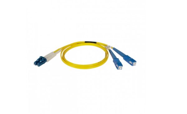 Tripp Lite Cable Fibra Óptica OFNR 2x LC Macho - 2x SC Macho, 1 Metro, Amarillo MONOMODO 8.3/125 LC/SC  1M