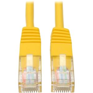 Tripp Lite Cable Patch Cat5e UTP Moldeado RJ-45 Macho - RJ-45 Macho, 2.13 Metros, Amarillo 350MHZ RJ45 M/M AMARILLO  2.13M .