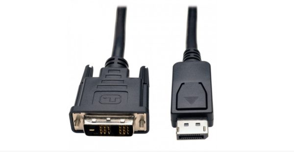 Tripp Lite Cable DisplayPort Macho - DVI-D Macho, 1.83 Metros, Negro DE CONEXION UNICA M/M  1.83M    .