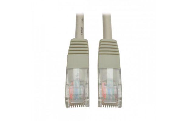 Tripp Lite Cable Patch Cat5e UTP Moldeado RJ-45 Macho - RJ-45 Macho, 2.13 Metros, Gris 350MHZ RJ45 M/M GRIS  2.13M     .