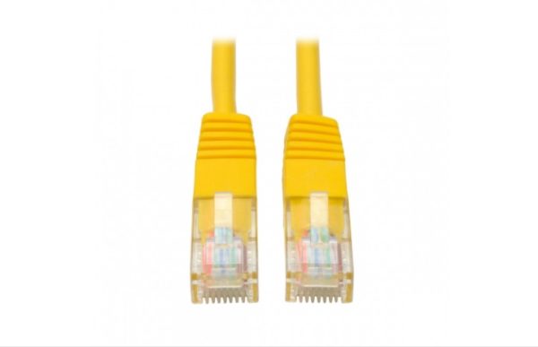 Tripp Lite Cable Patch Cat5e UTP Moldeado RJ-45 Macho - RJ-45 Macho, 1.83 Metros, Amarillo 350MHZ RJ45 M/M AMARILLO  1.83M .