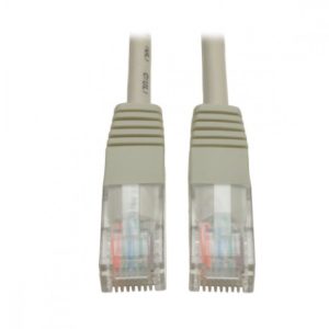 Tripp Lite Cable Patch Cat5e UTP Moldeado RJ-45 Macho - RJ-45 Macho, 30cm, Gris 350MHZ RJ45 M/M GRIS  30.5CM    .