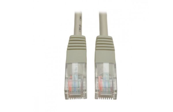 Tripp Lite Cable Patch Cat5e UTP Moldeado RJ-45 Macho - RJ-45 Macho, 30cm, Gris 350MHZ RJ45 M/M GRIS  30.5CM    .