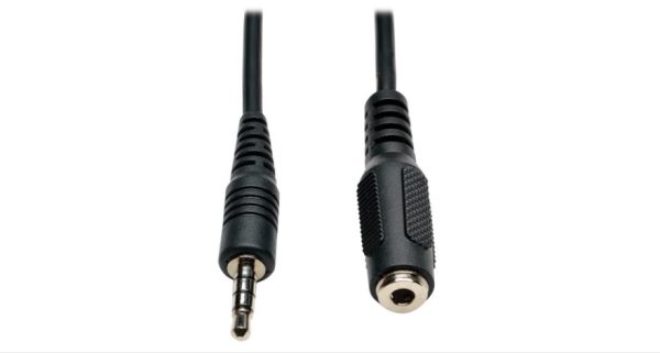 Tripp Lite Cable 3.5mm Macho - 3.5mm Hembra, 1.83 Metros, Negro ESTEREO TRRS 4 PINES M/H 1.83M  . - Image 2