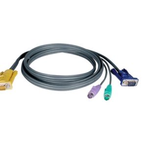 Tripp Lite Kit Cable para Multiplexor KVM PS/2 (3 en 1), 3.05 Metros .                               .