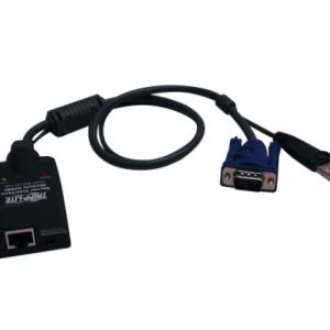 Tripp Lite Cable KVM B055-001-USB-V2, HD15/USB Macho - RJ-45 Hembra, Negro SERVIDOR A KVM B064 C VIRTUAL ME.IA