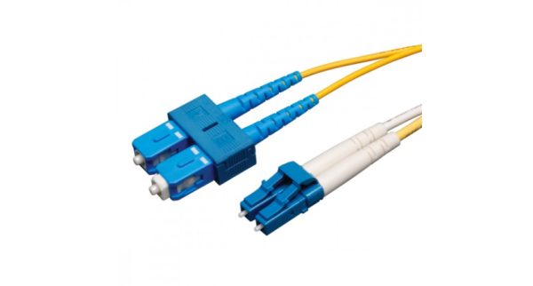 Tripp Lite Cable Fibra Óptica OFNR 2x LC Macho - 2x SC Macho, 2 Metros, Amarillo MONOMODO 8.3/125 1.83M          .