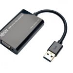 Tripp Lite Adaptador VGA (D-Sub) Hembra - USB A Macho, Negro SDRAM 512MB 1080P