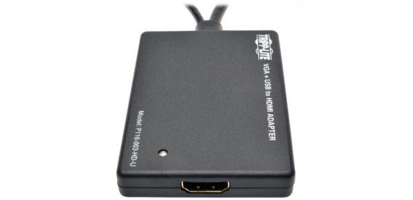 Tripp Lite Adaptador VGA HD15 Macho / USB A Macho - HDMI Hembra, Negro Y ALIMENTACION POR USB - Image 3