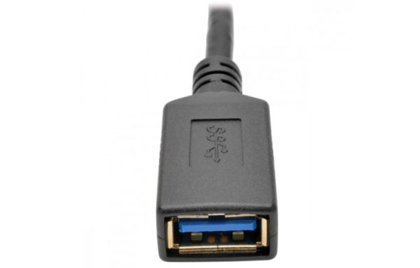 Tripp Lite Cable USB C Macho - USB A Hembra, 15cm, Negro USB TIPO-C A USB TIPO-A 152MM - Image 3